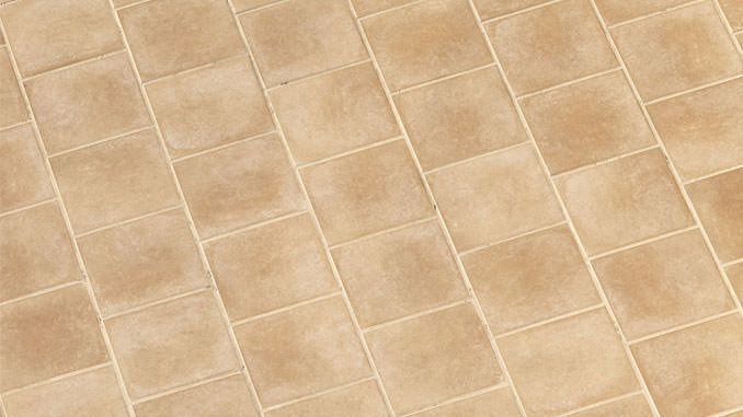 Grout floor