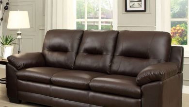 Leatherette Sofa