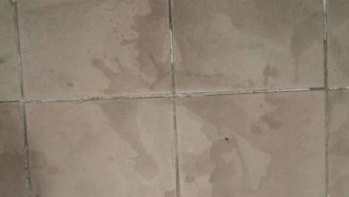 Stubborn stains on tiles